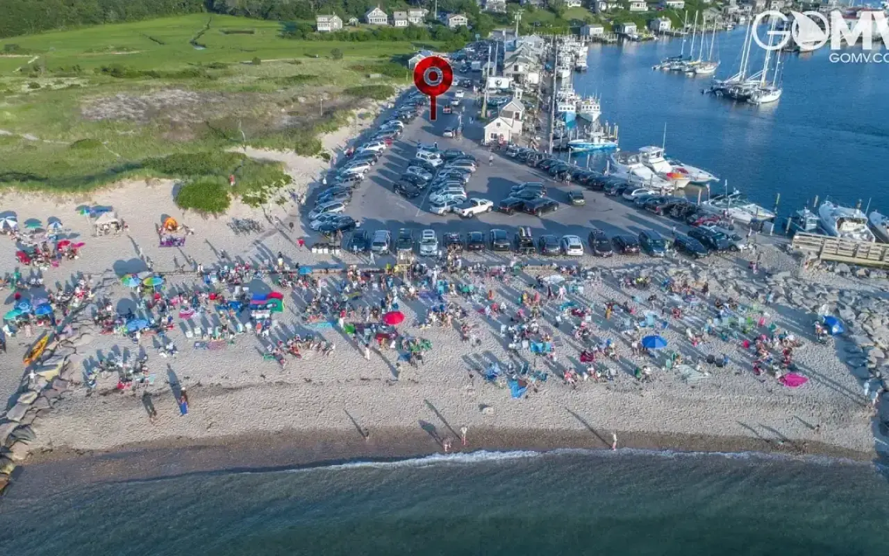 A live beach webcam at Menemsha on Martha’s Vineyard