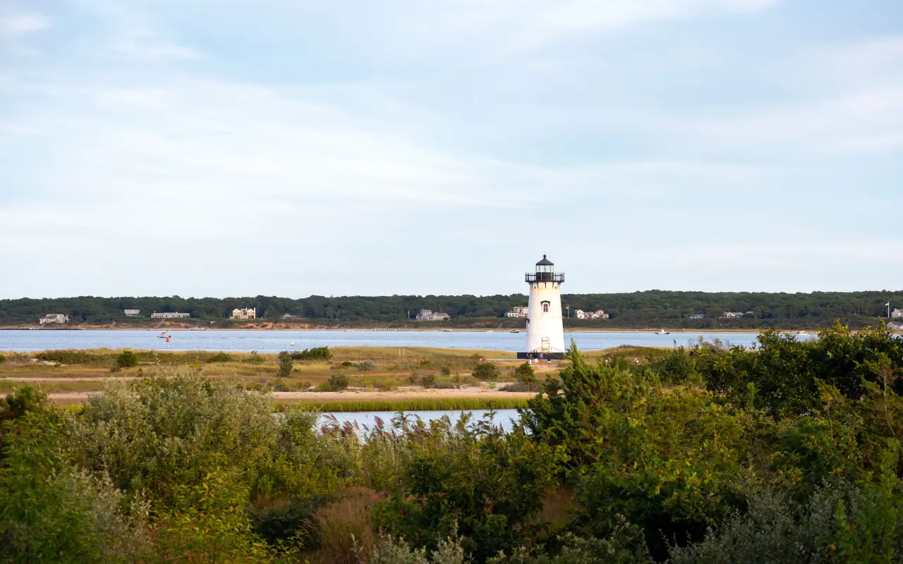 Edgartown lighthouse on Martha’s Vineyard
