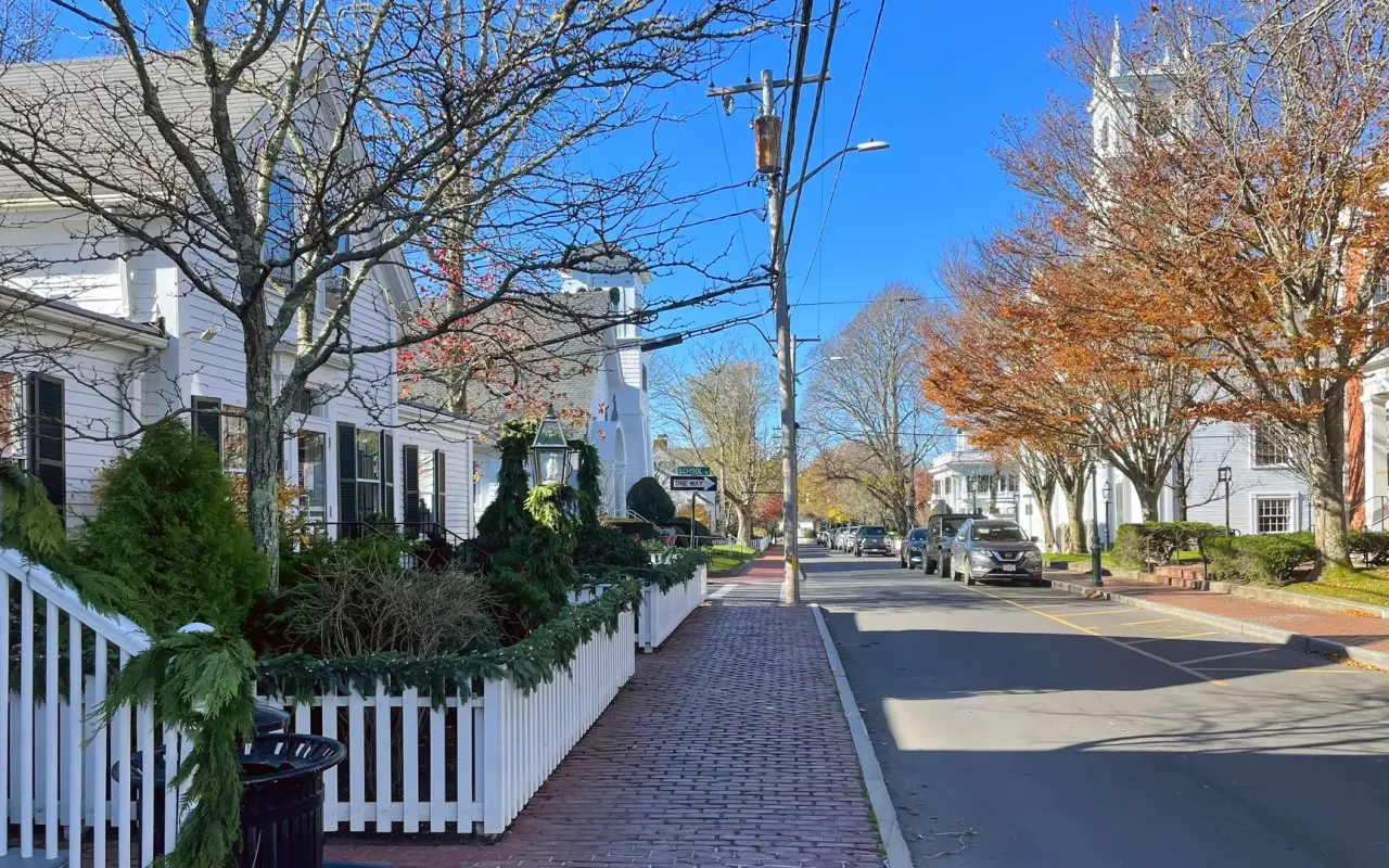 Edgartown in the off-season on Martha’s Vineyard