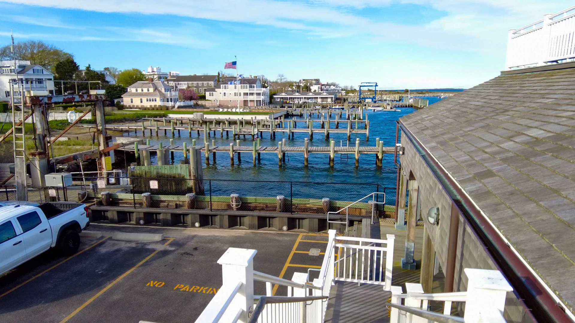 Edgartown Harbor and wharf