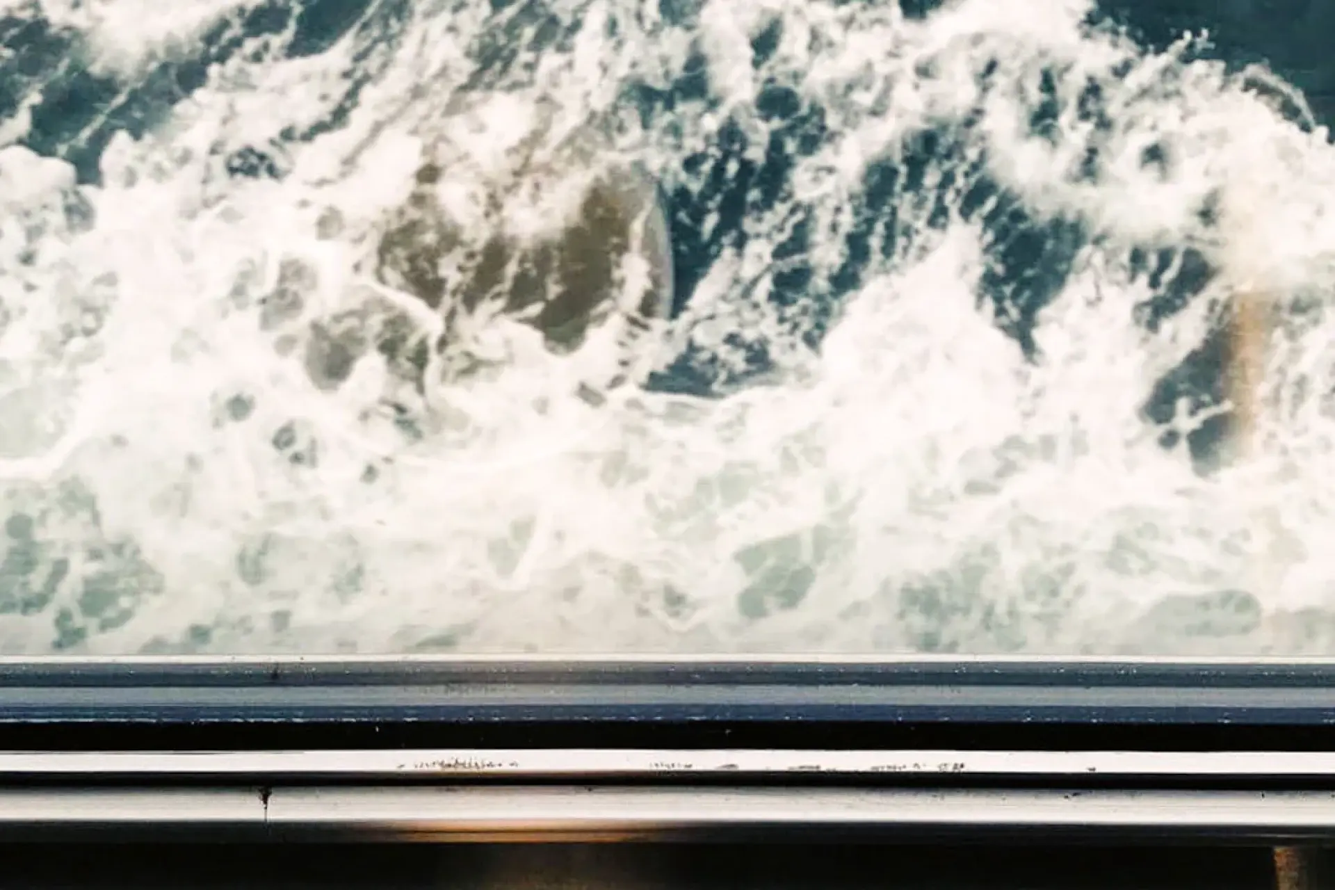 Boat Ride Looking Through The Window on the SSA Ferry