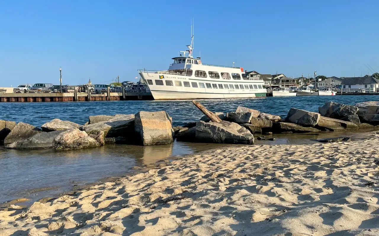 The Island Queen ferry at Oak Bluffs on Martha’s Vineyard