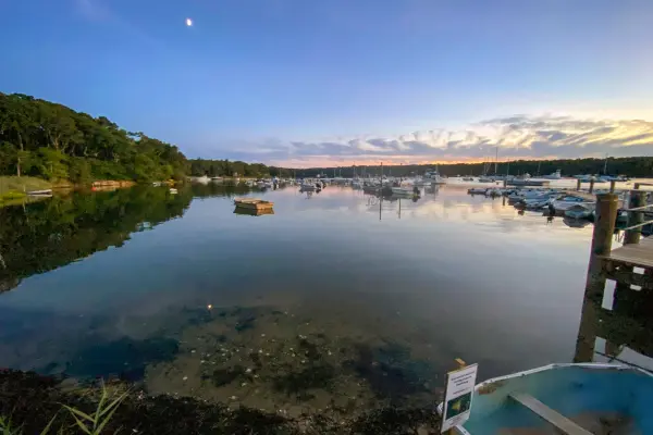 Dusk over the Lake Tashmoo moorings