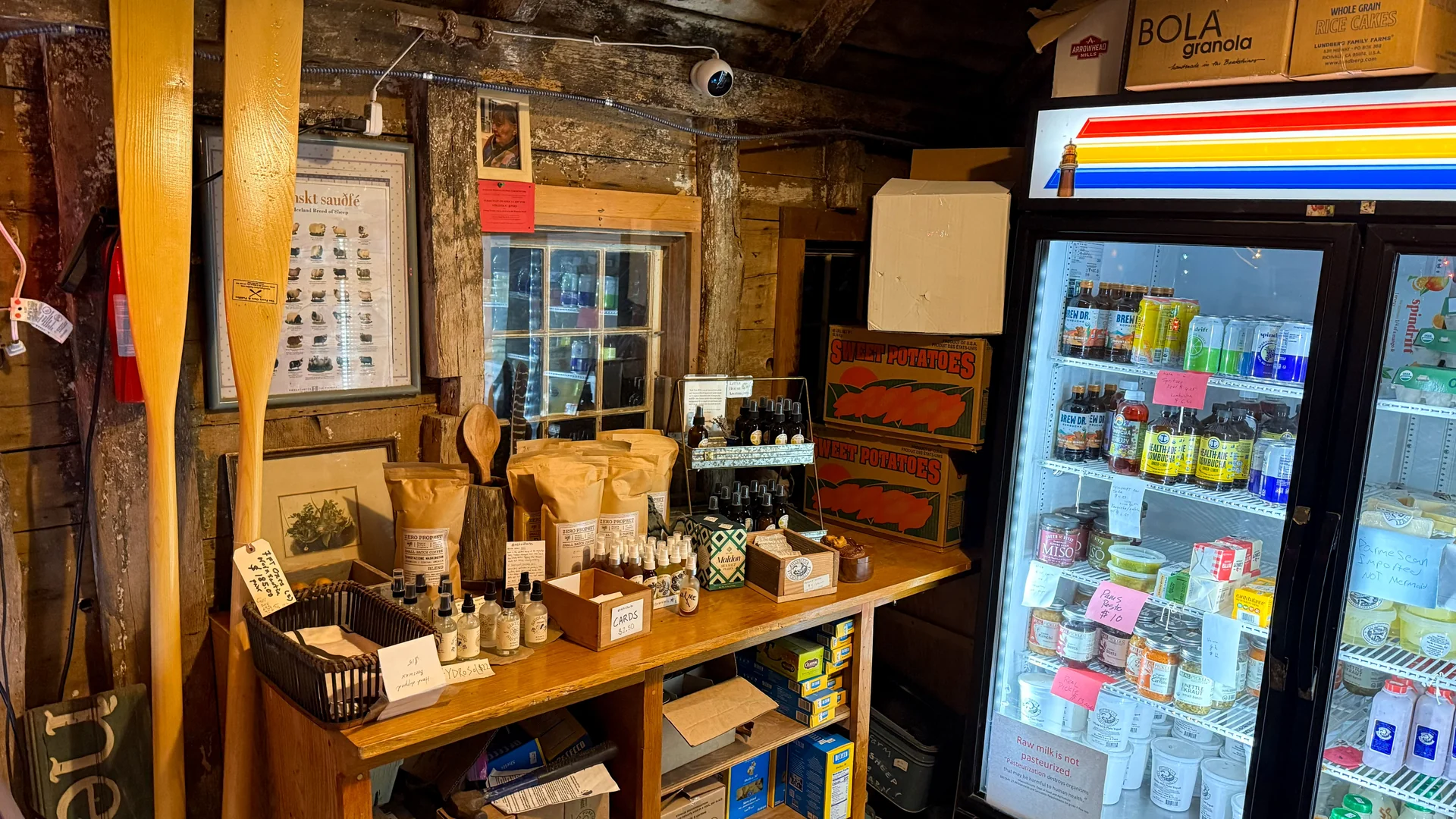 Inside the Mermaid Farm stand