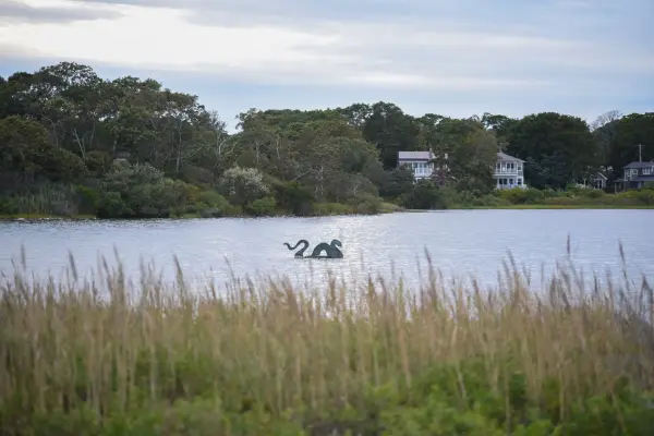 The sea serpent in Sunset Lake