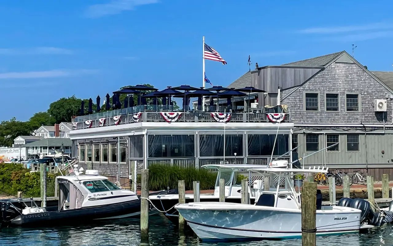 The Seafood Shanty restaurant on the Edgartown waterfront