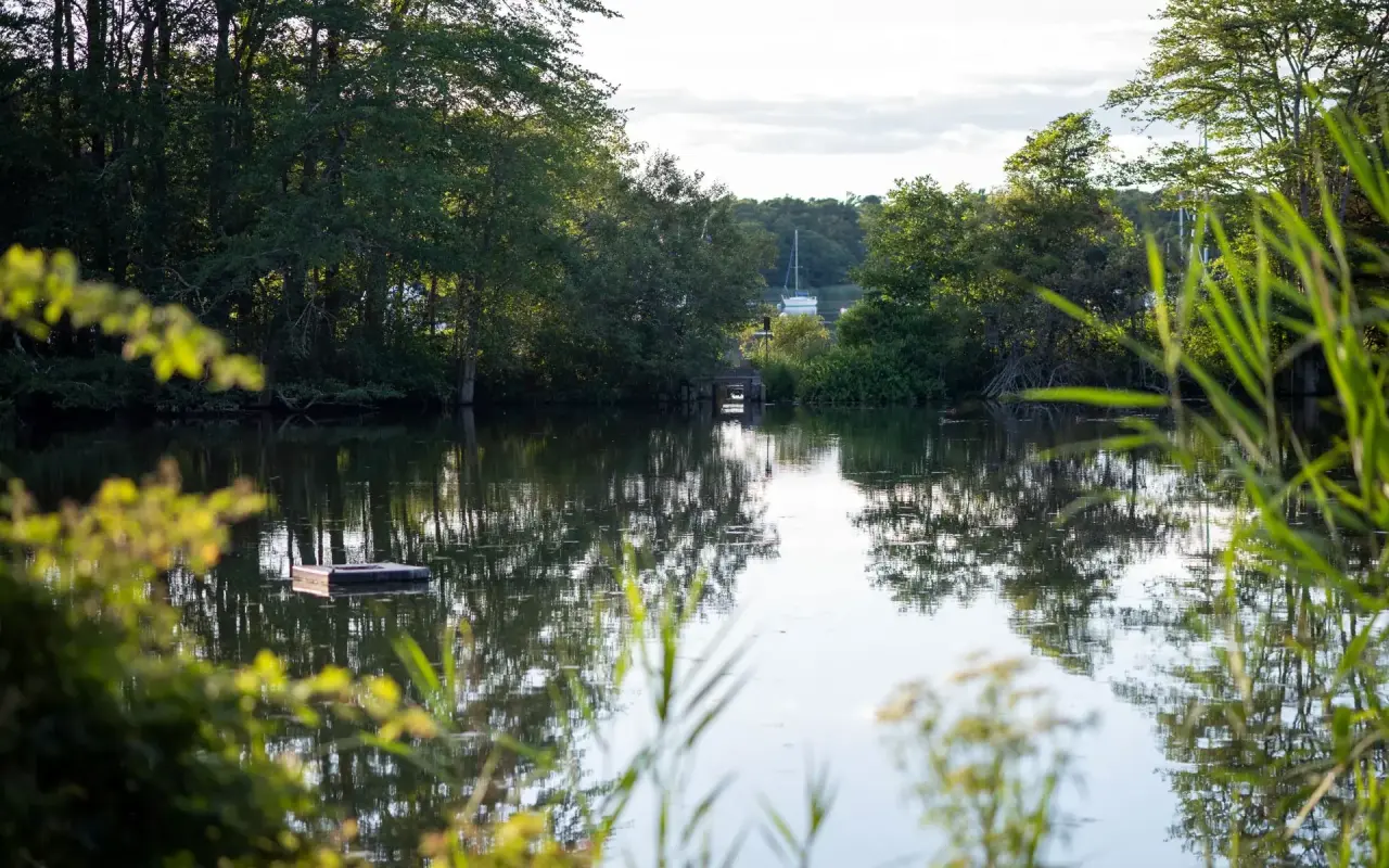 Lake Tashmoo in Vineyard Haven on Martha’s Vineyard