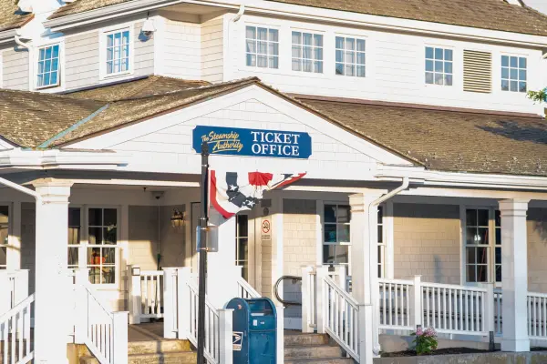 Steamship Authority ticket office in Vineyard Haven