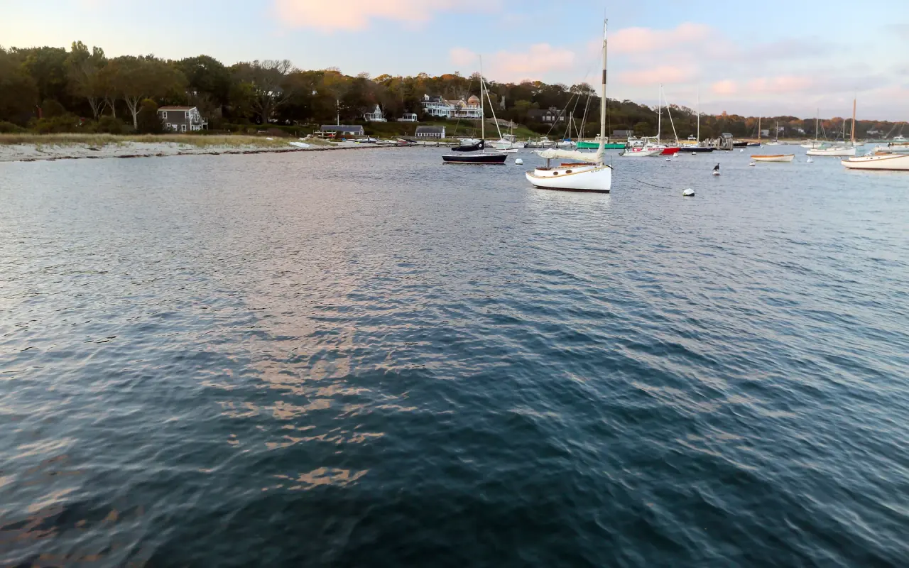 Vineyard Haven harbor on Martha’s Vineyard