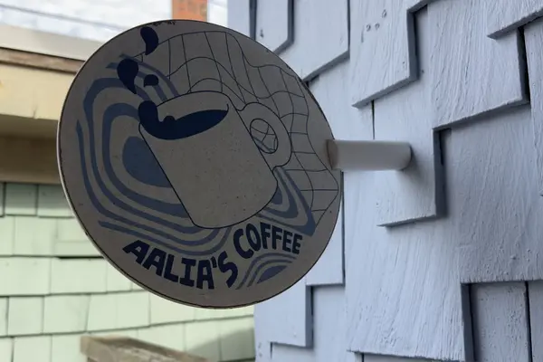 Aalia's Coffee on Kennebec Avenue, a block over from Circuit