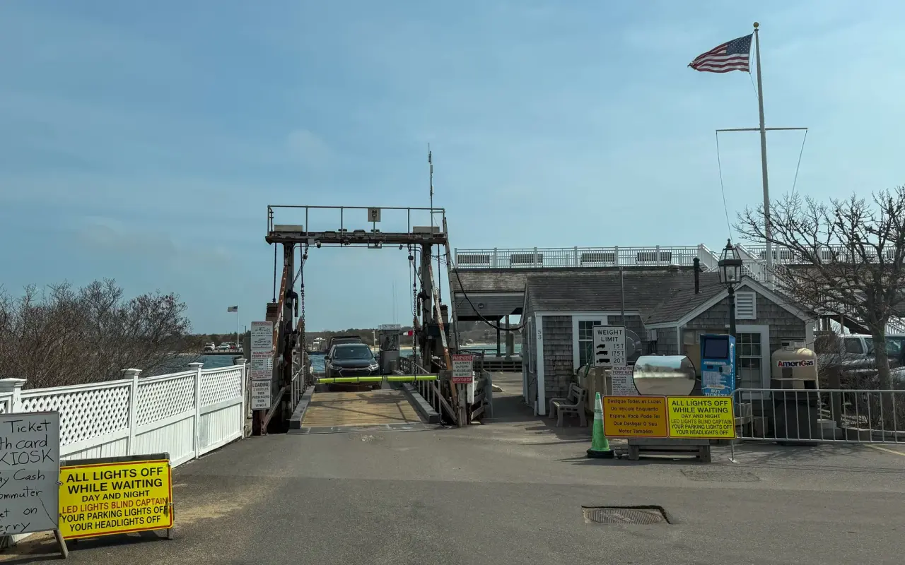 Chappy Ferry terminal on the Edgartown waterfront