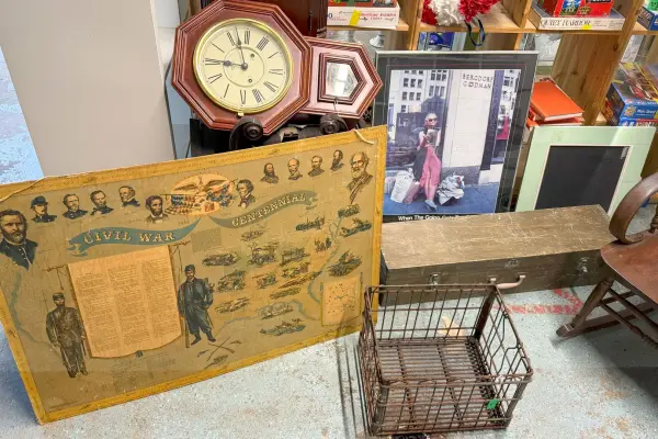 Treasure hunting at Chicken Alley Thrift Shop