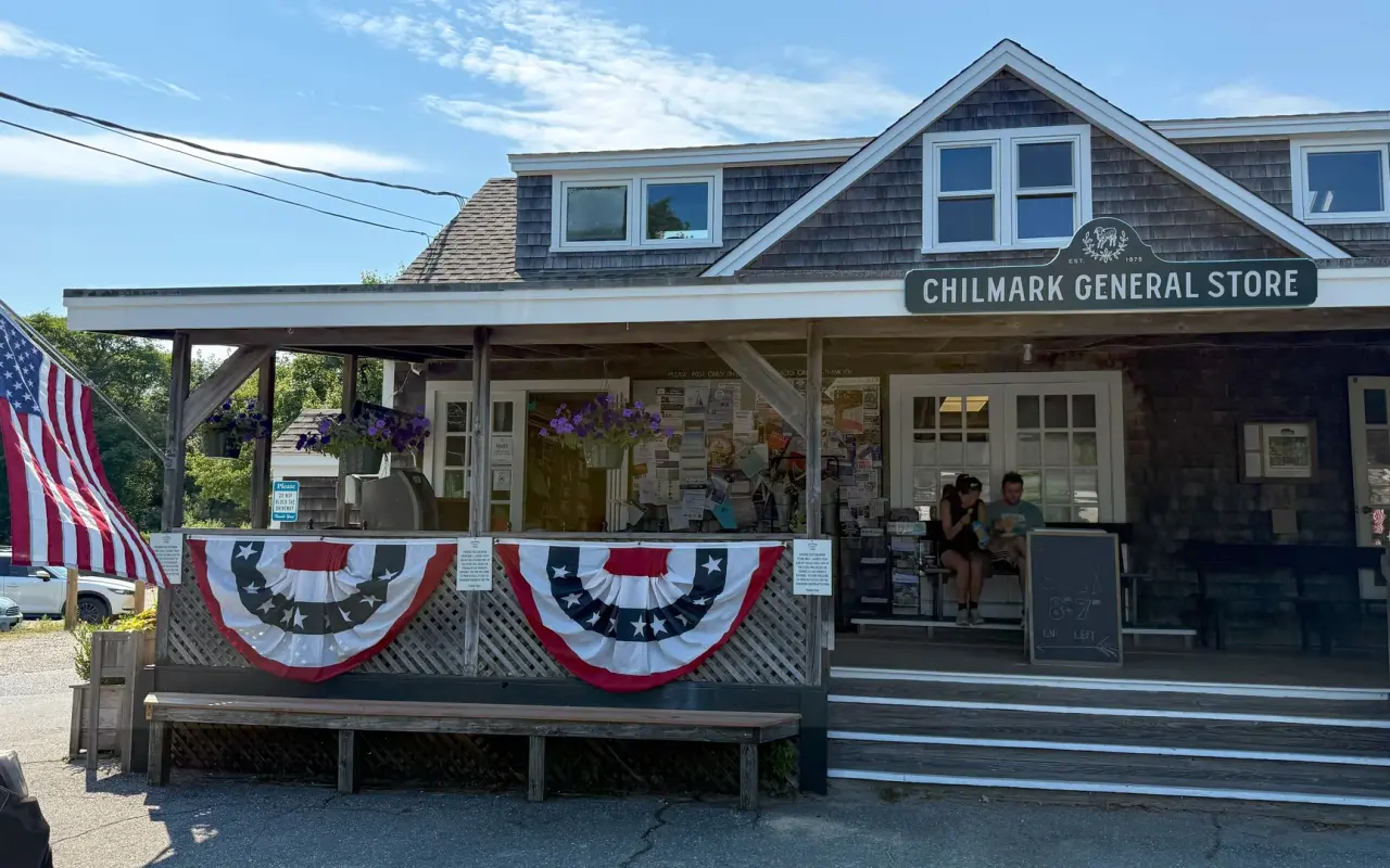 Chilmark General Store building at Beetlebung Corner