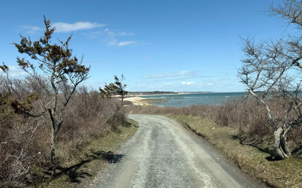 Scenic landscape of Chilmark on Martha's Vineyard