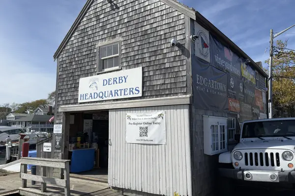 Derby headquarters on the Edgartown waterfront
