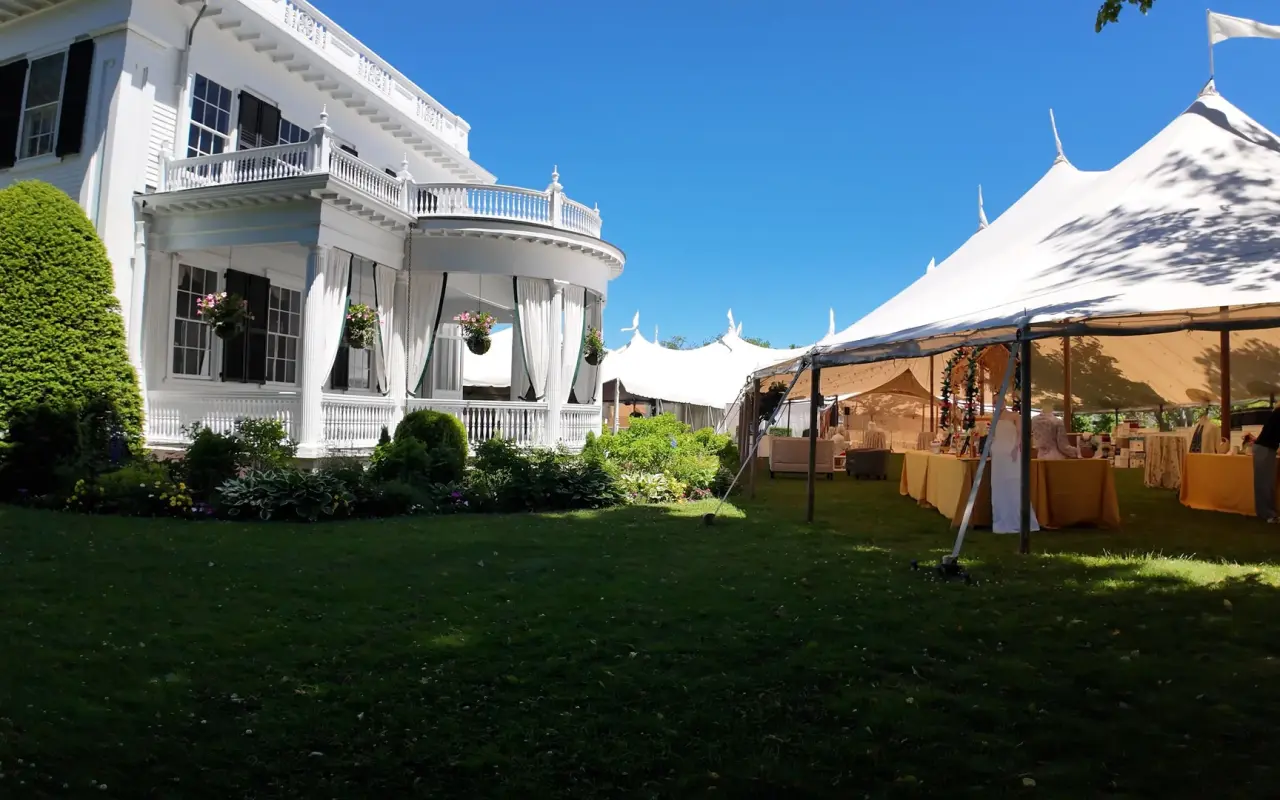 The Dr. Daniel Fisher House, a grand historic home in Edgartown, Martha's Vineyard