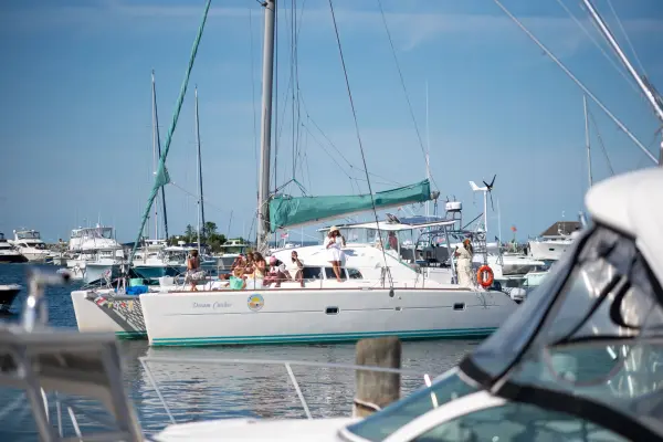The Dream Catcher heading out of the harbor