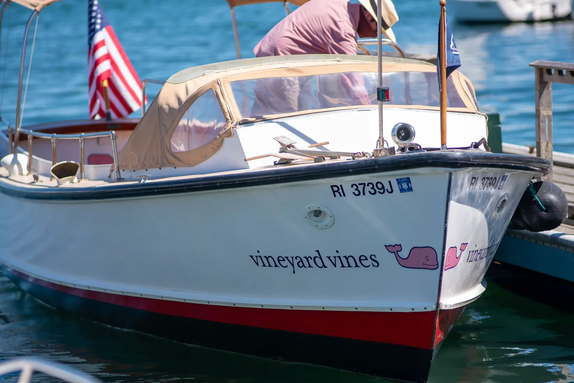 Sailboat in Edgartown Harbor