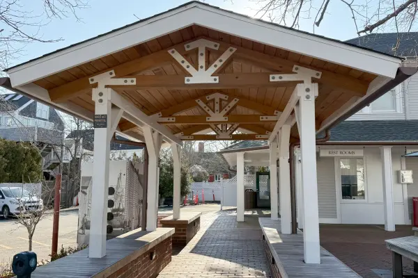 VTA bus stop on Church Street in Edgartown