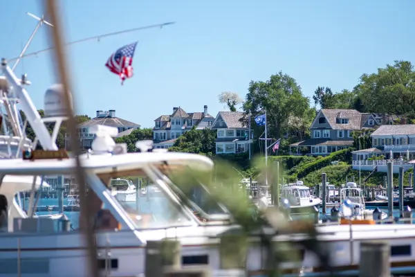 Edgartown Harbor in summer 2026