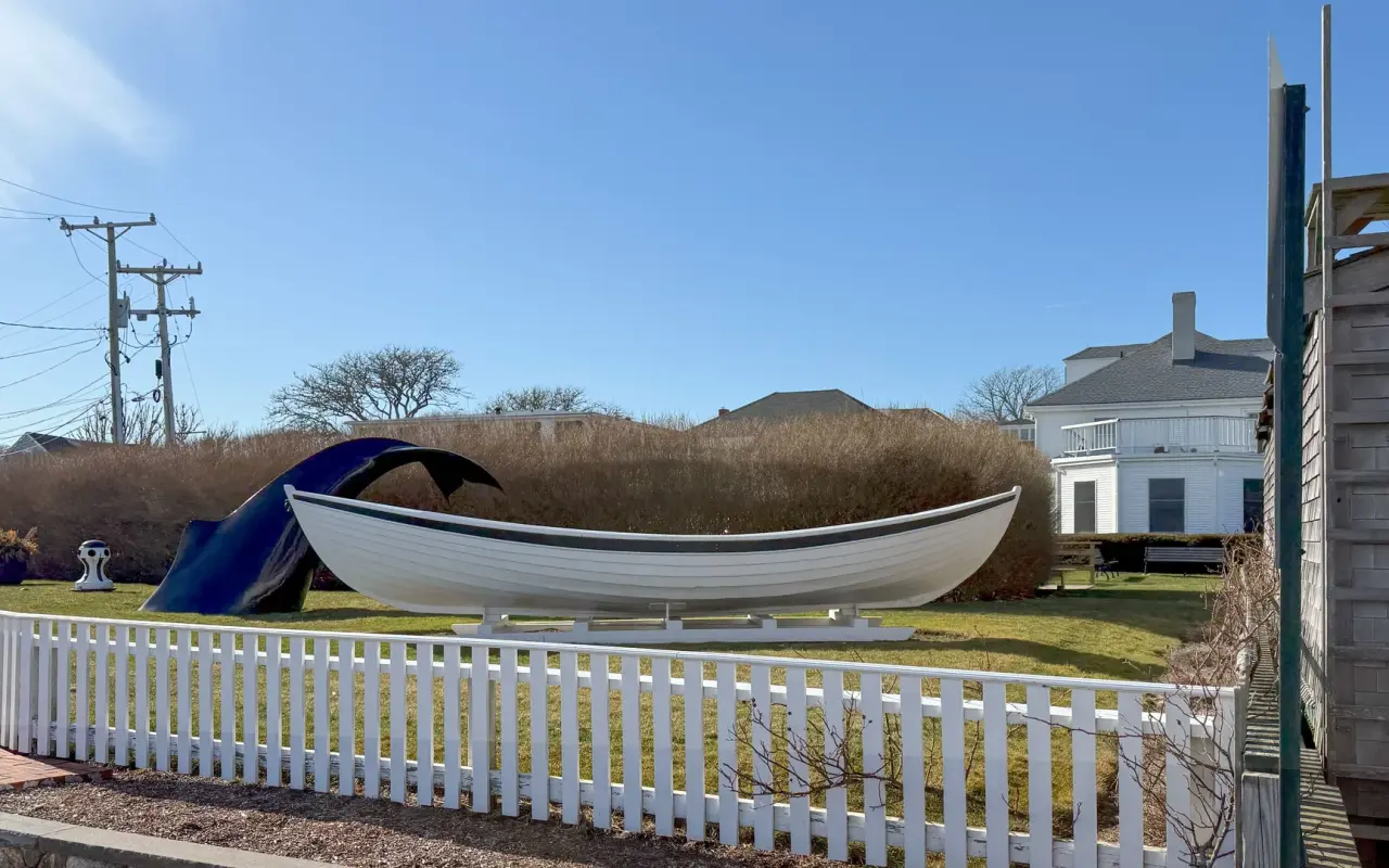 Edgartown Memorial Wharf with harbor views in 2026