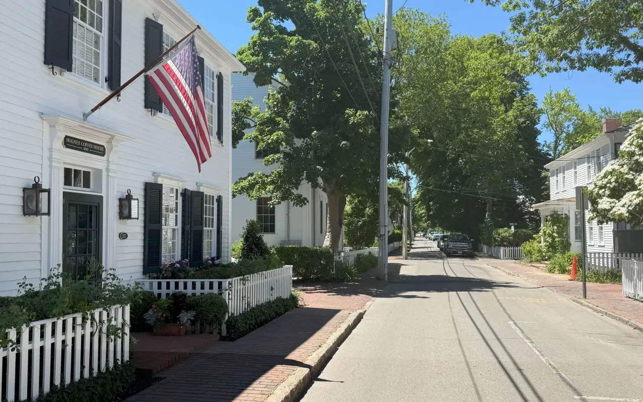 Holmes Coffin House, a historic captain's home in Edgartown, Martha's Vineyard