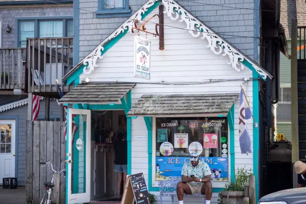 Summer ice cream stop in Oak Bluffs