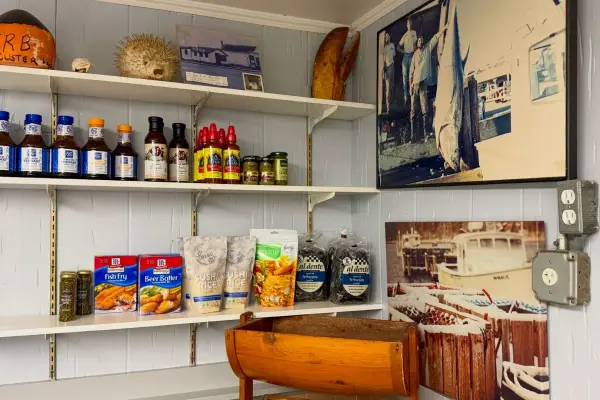 Inside John's Fish Market: puffer fish and photos from the original 1949 Five Corners shop