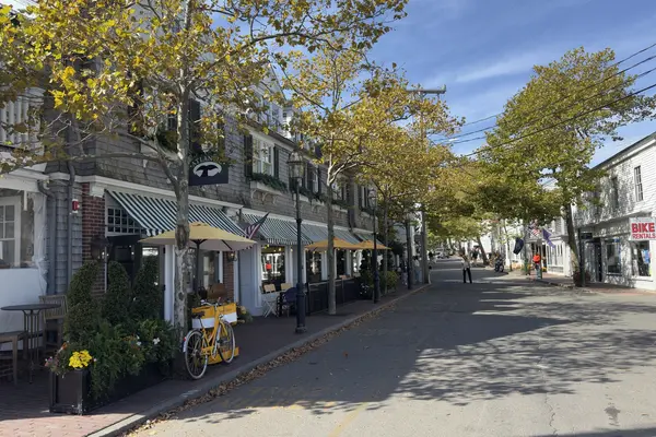 Lower Main Street, Edgartown, in October