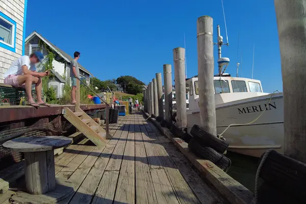 The Merlin at the dock in Menemsha