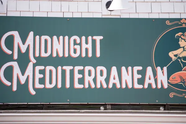 Midnight Mediterranean, gyros downtown