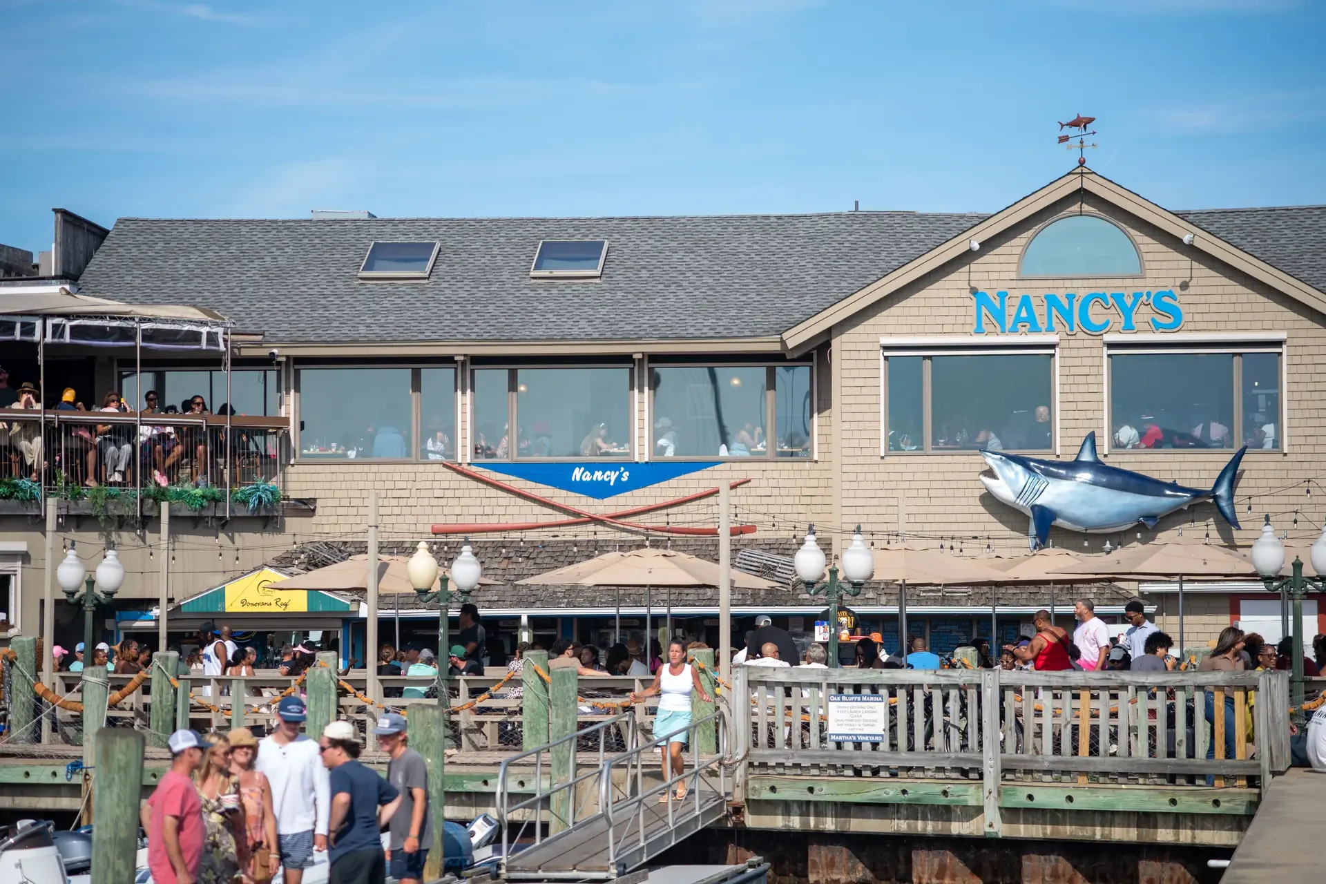 Oak Bluffs 2022 Summer Day, View from the Nancy's Restaurant