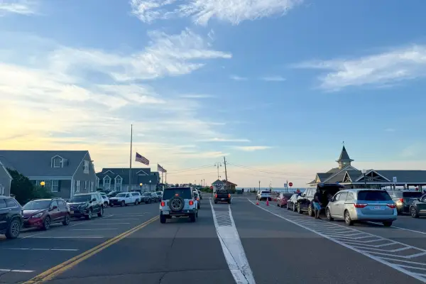 Summer evening by the Oak Bluffs ferry landing