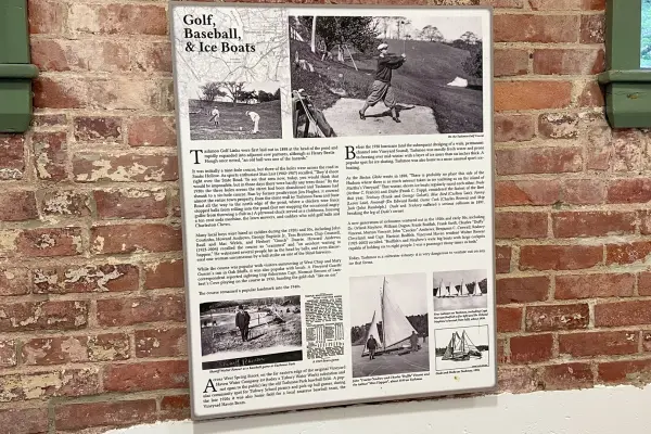 Golf Links, Ice Boats and the Old Waterworks: Lake Tashmoo's Hidden History