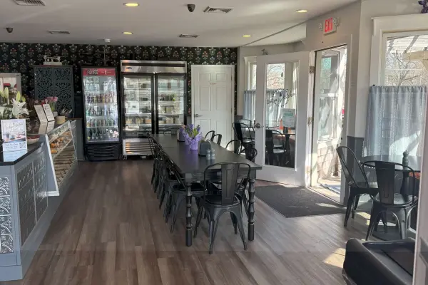Quitsa Kitchen dining area interior in Vineyard Haven