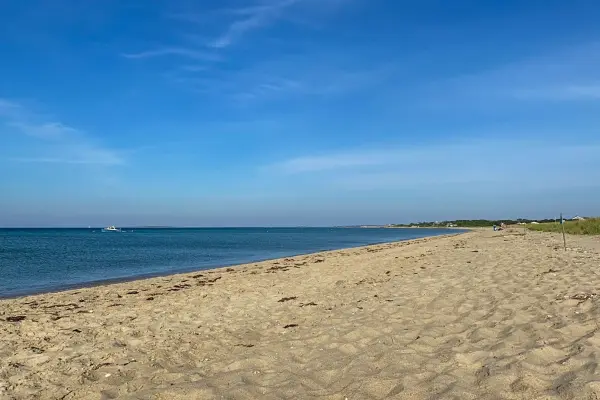 State Beach on a summer day, Oak Bluffs side