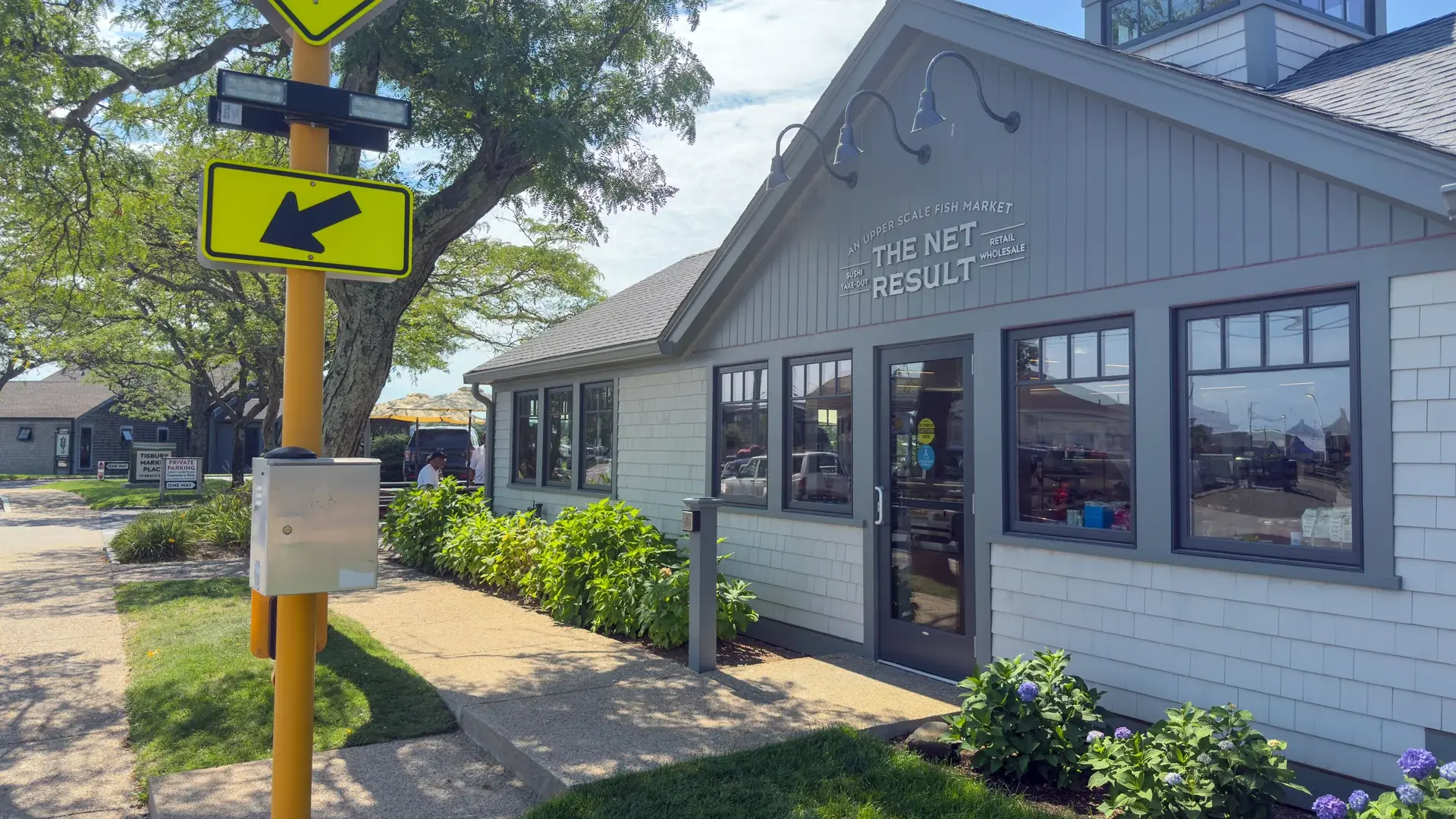 The Net Result fish market at Tisbury Marketplace on Beach Road