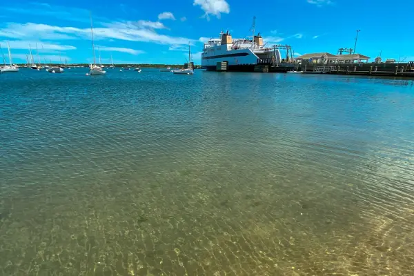 SSA ferry arriving at Vineyard Haven