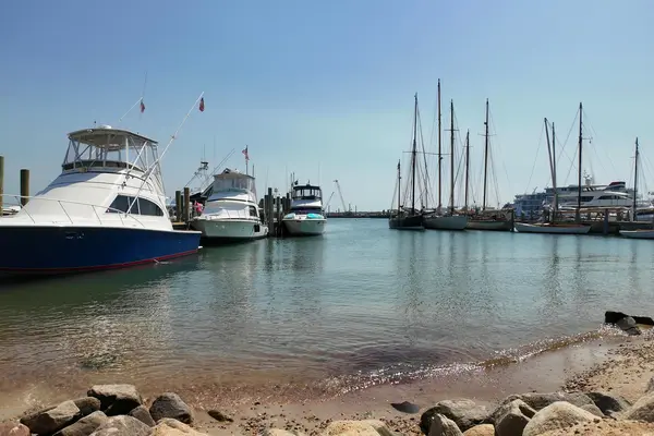 Boats and schooners in Vineyard Haven Harbor