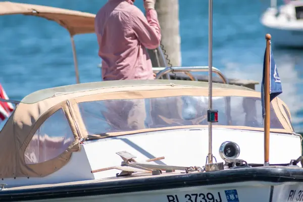 Captains aboard a boat, Edgartown