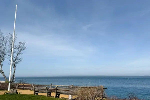 West Chop overlook with ocean view in Vineyard Haven