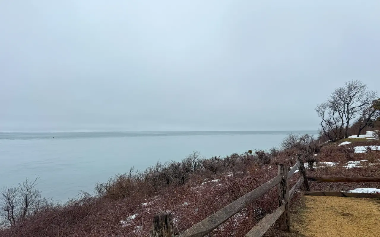 Winter view from West Chop on Martha's Vineyard