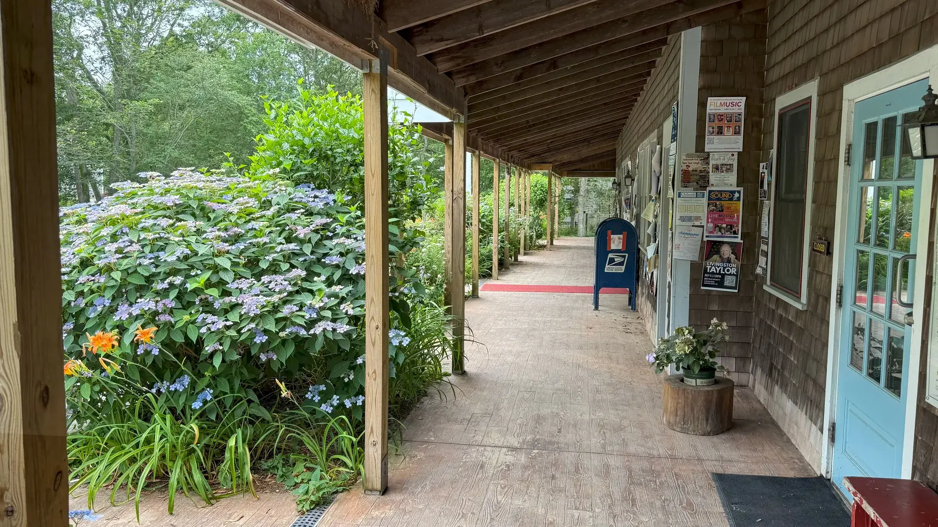West Tisbury post office and takeout, summer 2026