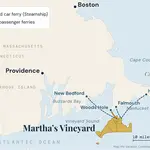 Where Is Martha's Vineyard? Map, Distances, the Six Towns and How to Get There (2026)