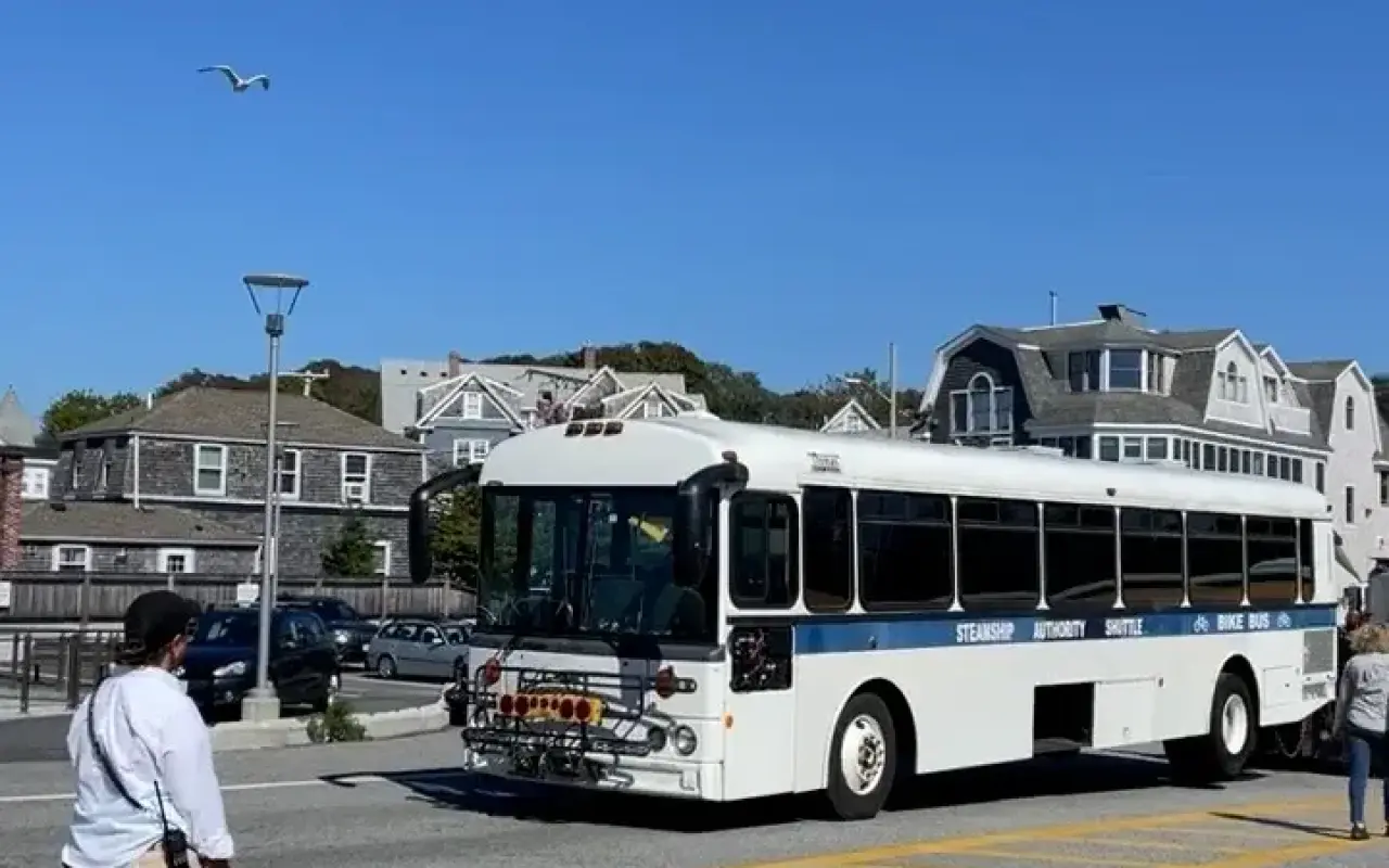 Woods Hole village on Cape Cod