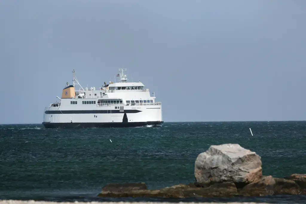 Steamship Authority ferry crossing Vineyard Sound