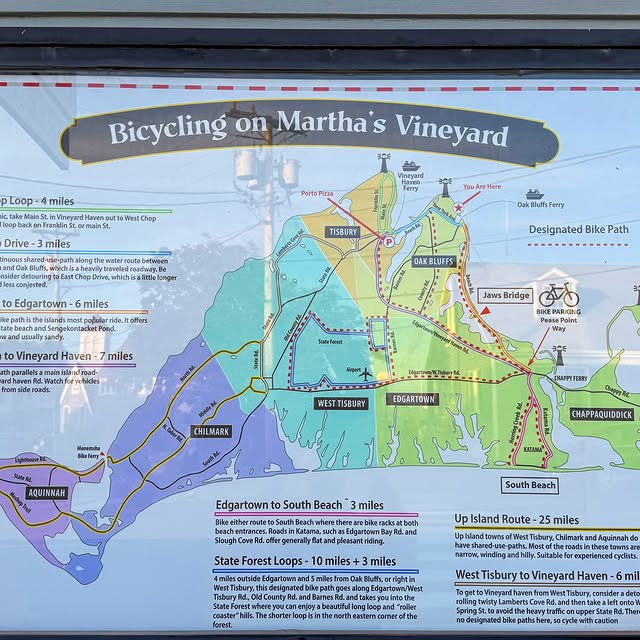 Bicycling is a great way to explore Martha’s Vineyard and enjoy the scenery of the island, it is bes...
