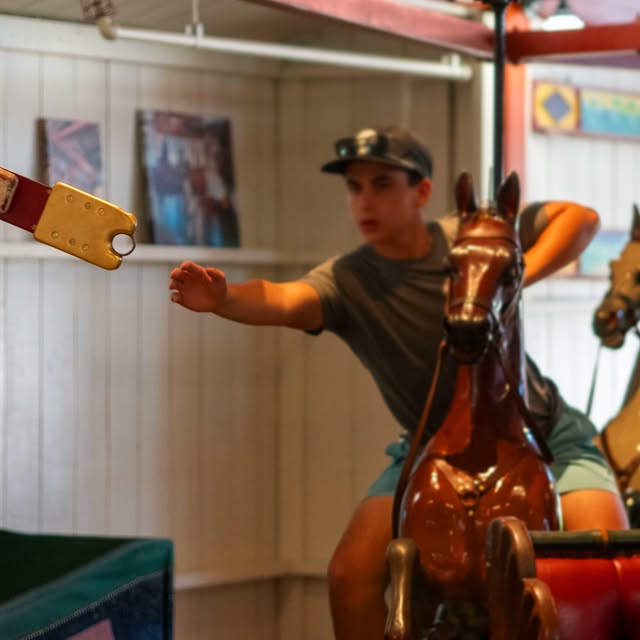Flying Horses Carousel was built in 1876 and it is still a popular attraction 150 years later on Mar...