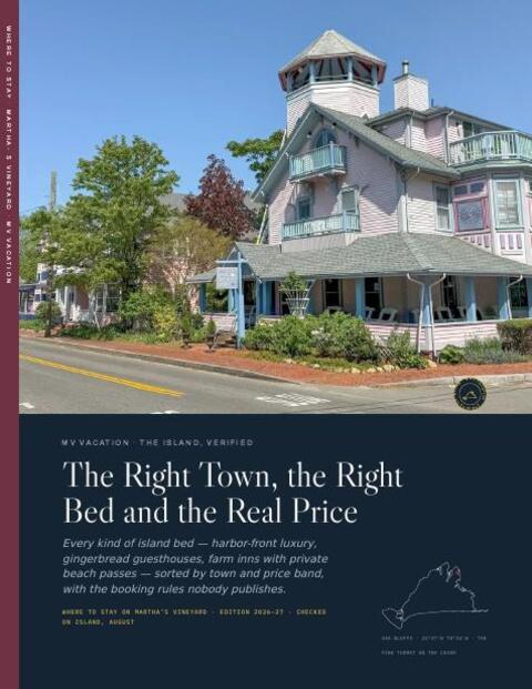 Where to Stay on Martha's Vineyard 2026-27 cover